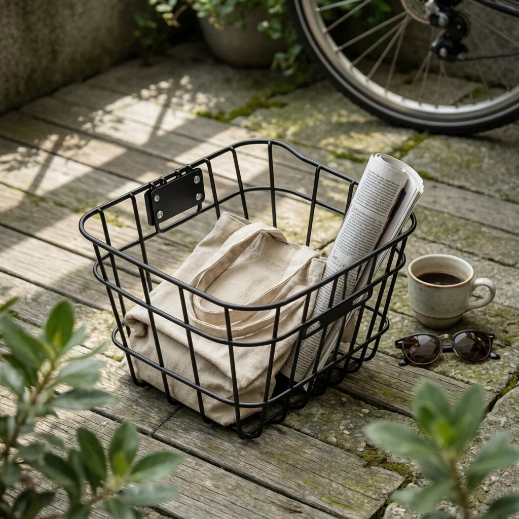 

Kids Bike Basket Strong Load-Bearing Children's Handlebar Basket Removable Large Capacity
