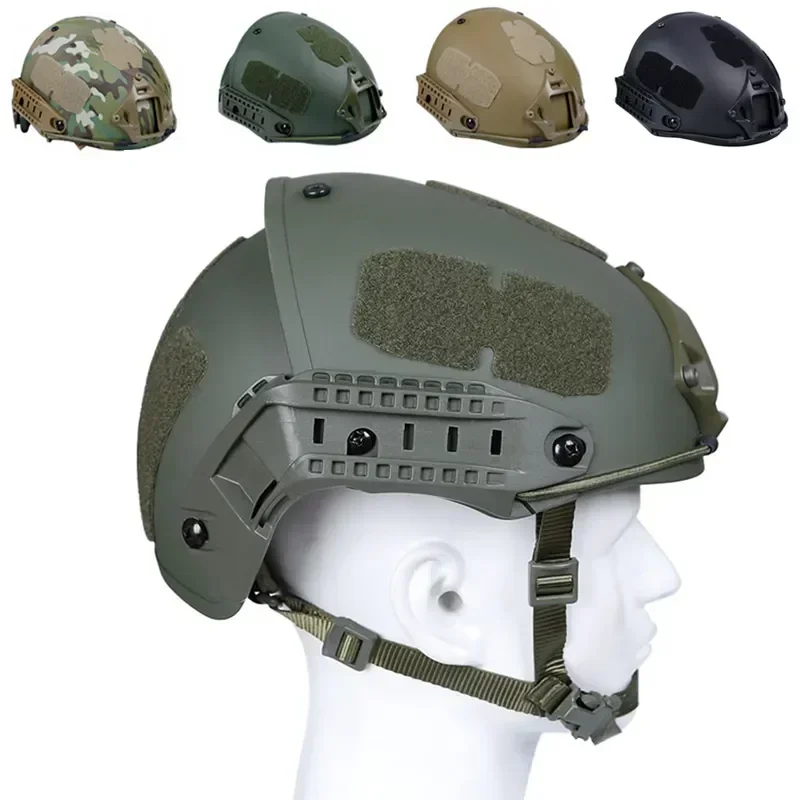 Casco tattico FAST Casco Airsoft MH ABS addensato per esterni PJ Pistola ad aria compressa Tiro CS Equipaggiamento protettivo Accessori per attrezzi