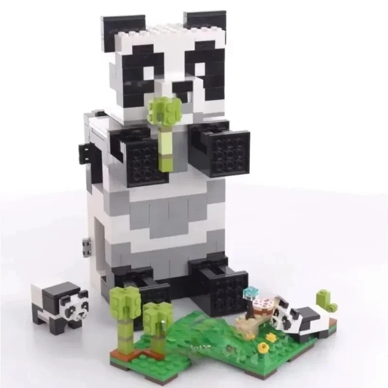 553 pezzi Panda paradise Building Blocks modello Fit 21245 giocattoli per bambini regalo di natale