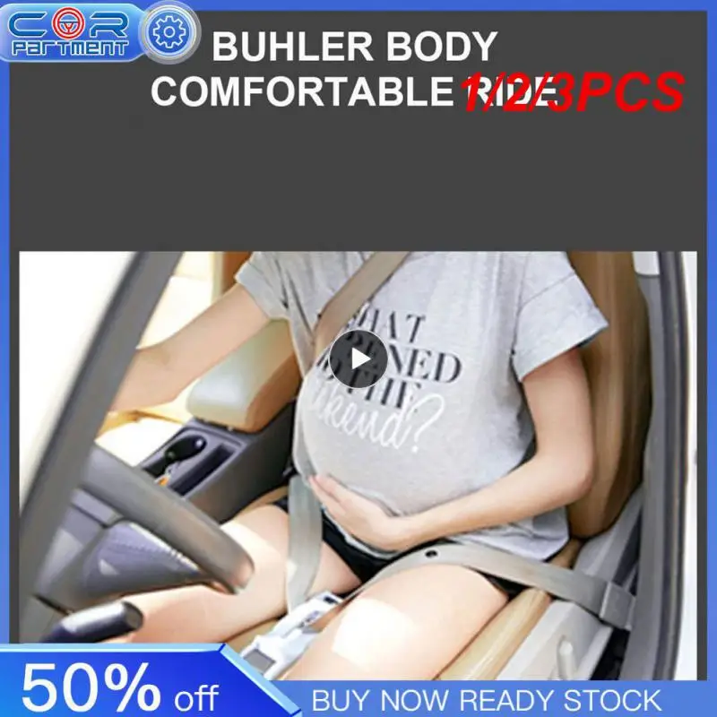 1/2/3PCS Pregnant Car Seat Belt Adjuster Pregnant Women\'s Abdomen Comfort and Safety Woman Driving Safe Belt Pregnancy