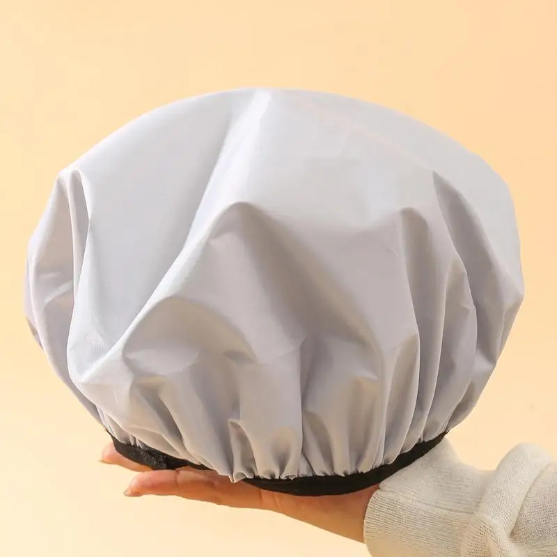 1PC Waterproof EVA Exterior Sleeping Hat Bath Showering Accessories Hair Beanie Bonnet Bath Hair Caps Shower Cap