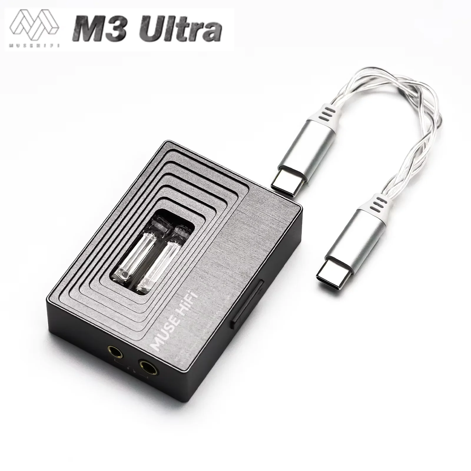 MUSEHiFi M3 Ultra JAN6418 真空管ポータブルUSB-C DAC & AMP TypeCデコードヘッドホンアンプ