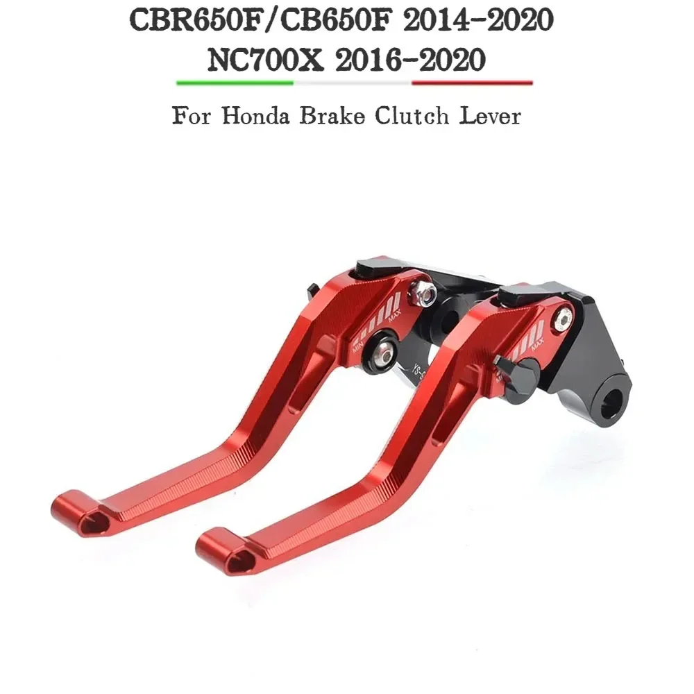 

For Honda CBR650F/CB650F 2014-2020 NC700X 2016-2020 CNC Adjustable Folding 90 Degrees Extensible Motorcycle Brake Clutch Lever