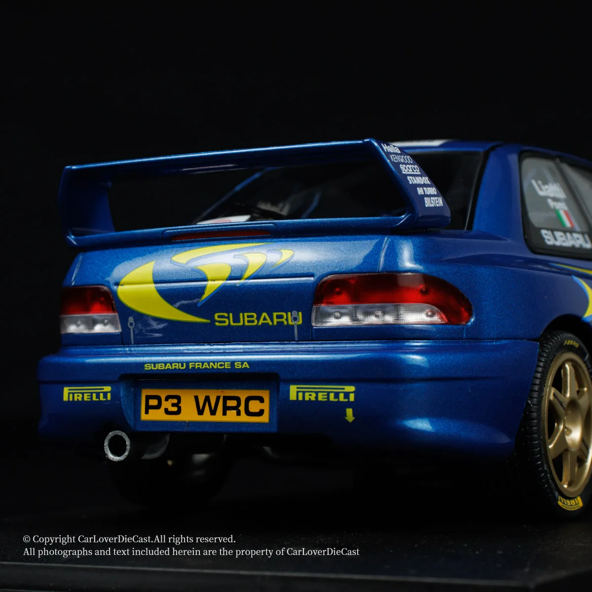 دييكاست سوليدو بمقياس 1:18 سوبارو إس 1807405 IMPREZA 22B نموذج سيارة مصنوع من خليط معدني لعبة هدية تذكارية لعرض الحلي #5