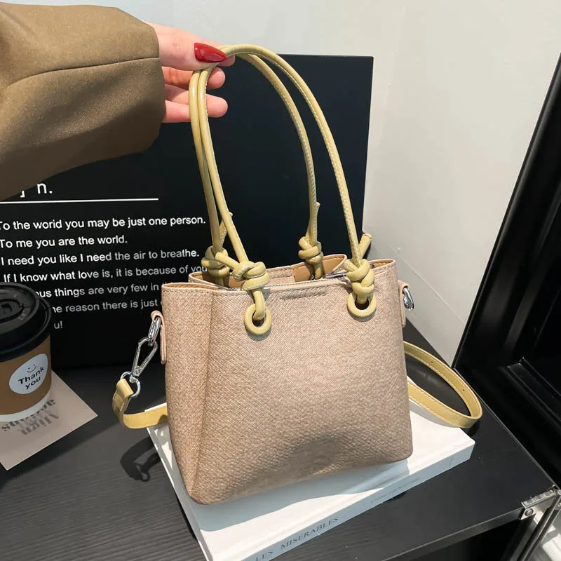 

2025 Winter Casual Square Bag, Color Block Shoulder Purse for Women, Textured Crossbody Tote, Minimalist Day to Night Bag