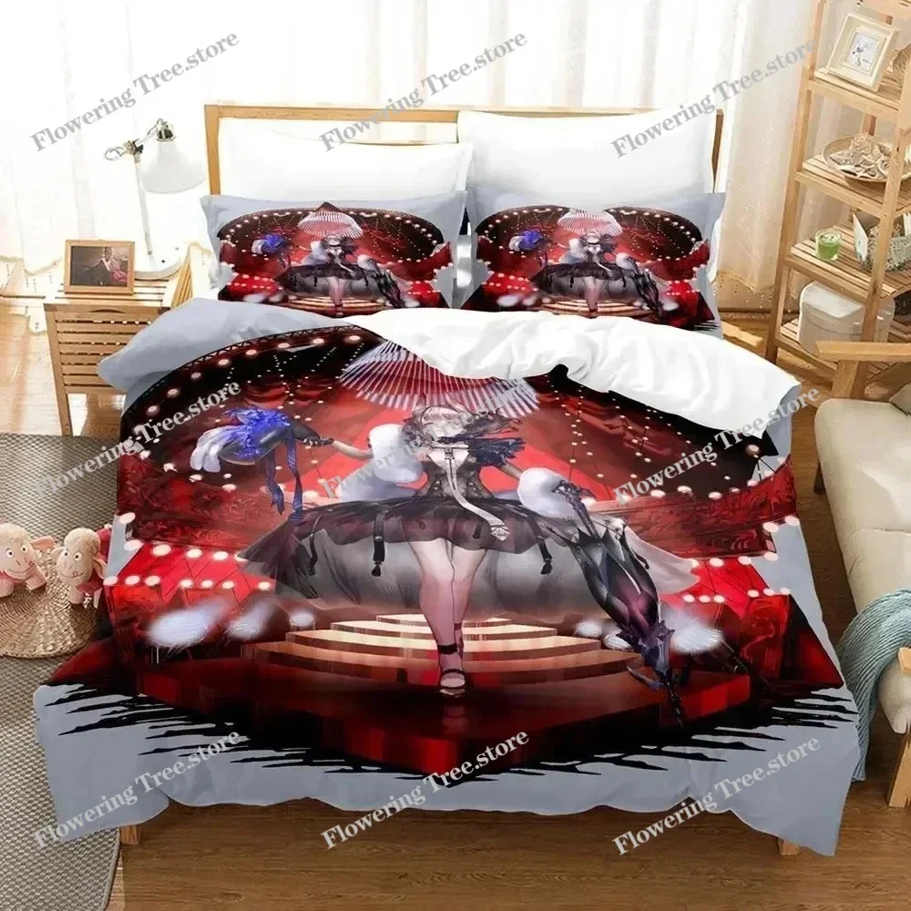 

Anime Echocalypse Game Bedding Set Duvet Cover Bed Set Quilt Cover Pillowcase Comforter king Queen Size Boys Adult Bedding Set