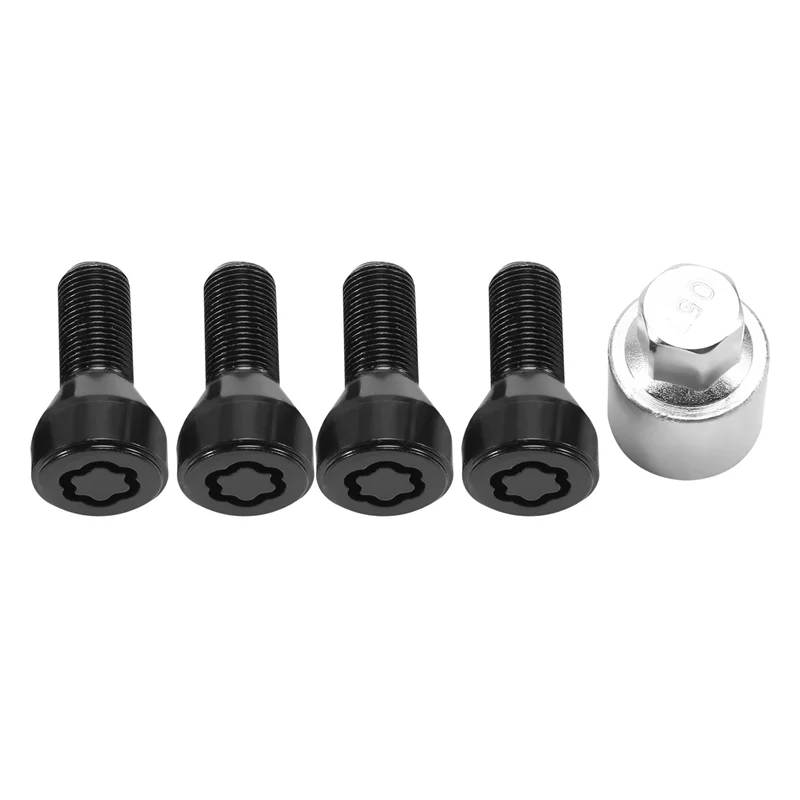 BMW 높은 보안 유형 휠 잠금 세트용 도난 방지 휠 스터드 볼트 잠금 장치 14X1.25MM 36136792851 —L49A
