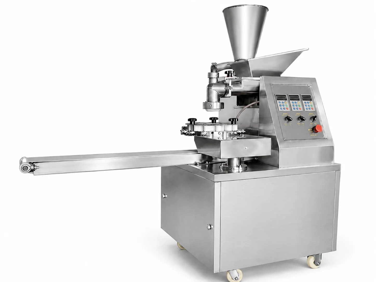 Automatic Motorized Dumpling Maker/Dim Sum Bun Machine 50 Pcs/Min New Condition for Home Use Hotels Restaurants Food Shops Nepal