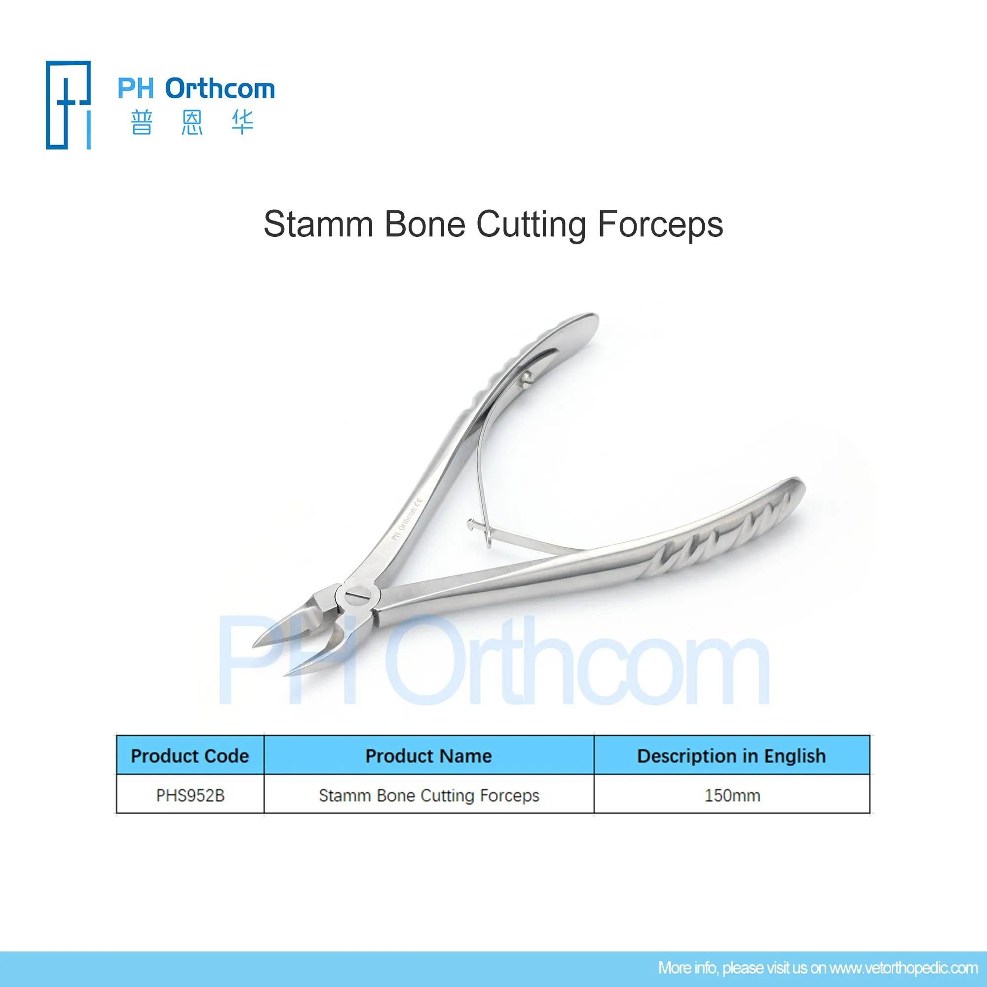 

Orthopedic Stamm Bone Cutting Forcep 150mm Veterinaria Mascotas Pets Medical Supplies and Equipment Surgical Instrument