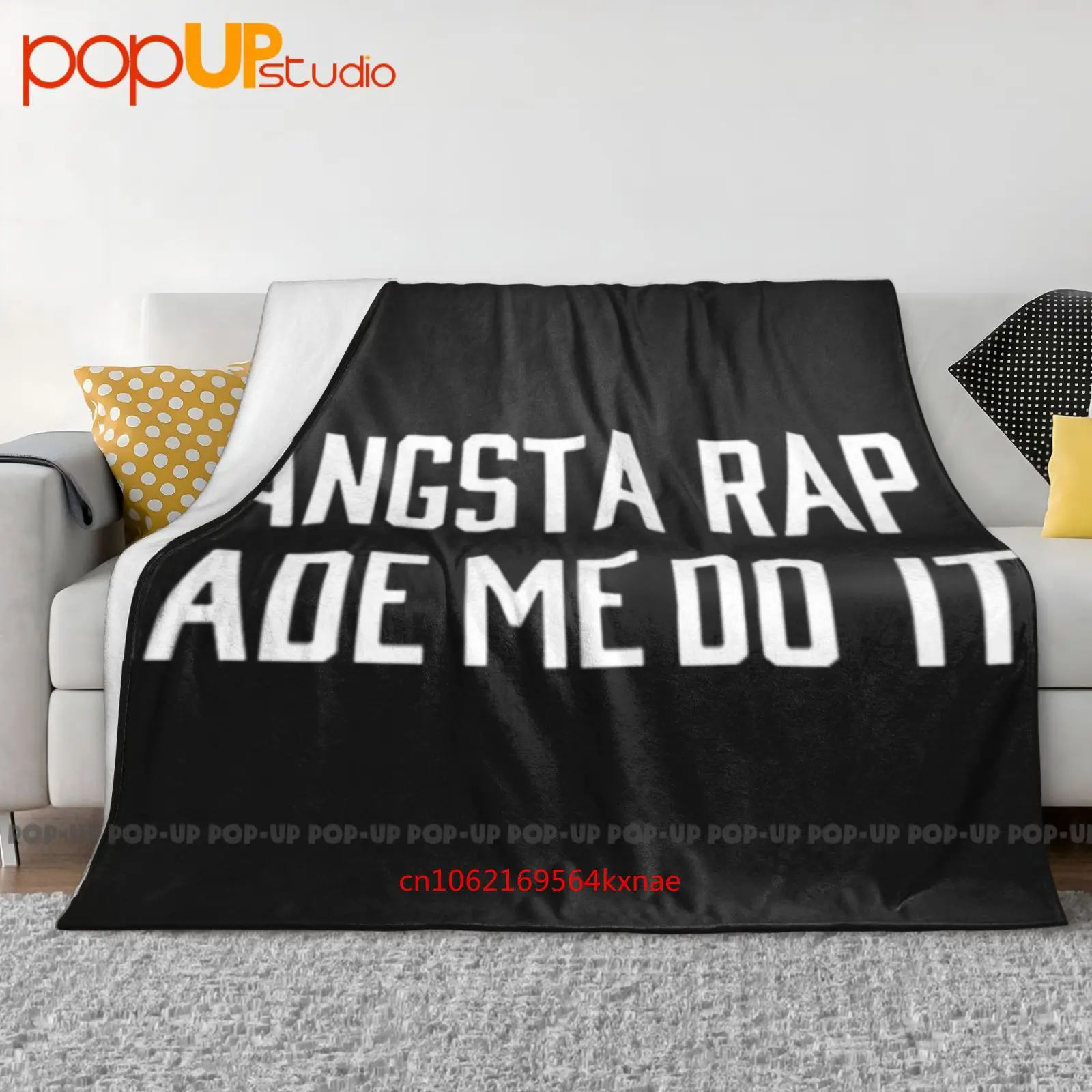 Gangsta Rap Made Me Do It Ultra-Soft Blanket Quilt Winter Sofa Cover Bed Covers