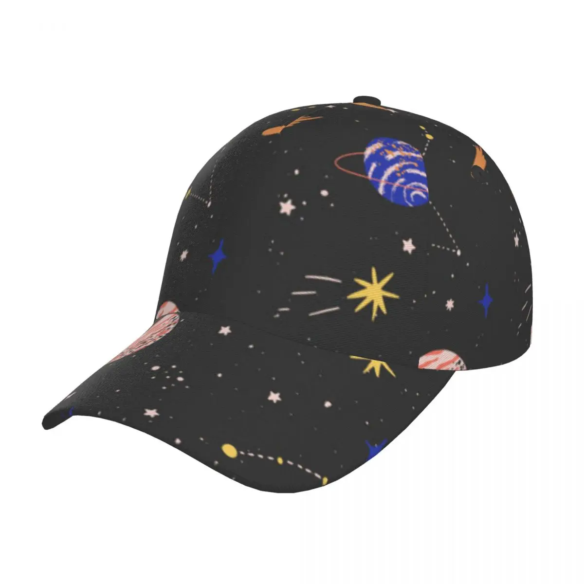 

Space Planets Stars Meteorites Moon Baseball Cap women men snapback Classic Style hat