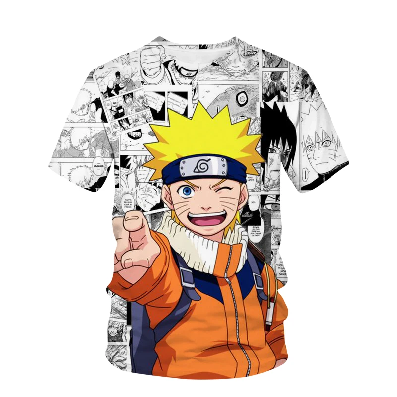 Nieuwe Cartoon Anime Naruto Kinderen T-Shirt Met Korte Mouwen Jongens T-Shirt Kids Anime T-Shirt Zomer Tops 4-14 Jaar Kinderkleding