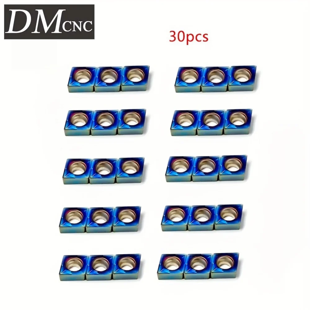 

CCMT060204 Nano Blue Inserts | Precision Turning | AlCrN+WS₂ Coated | for Steel/SS/Titanium