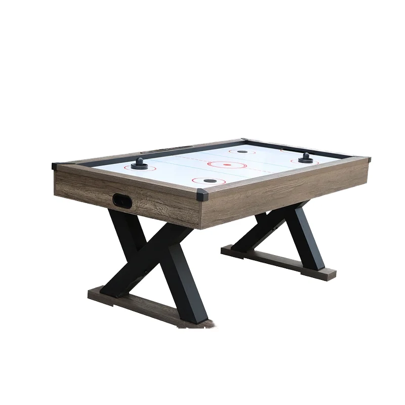 Wholesale Air Hockey Training Table Customizable Cross-Border Interactive Video Game for Parents Kids Electronic Scoring MDF