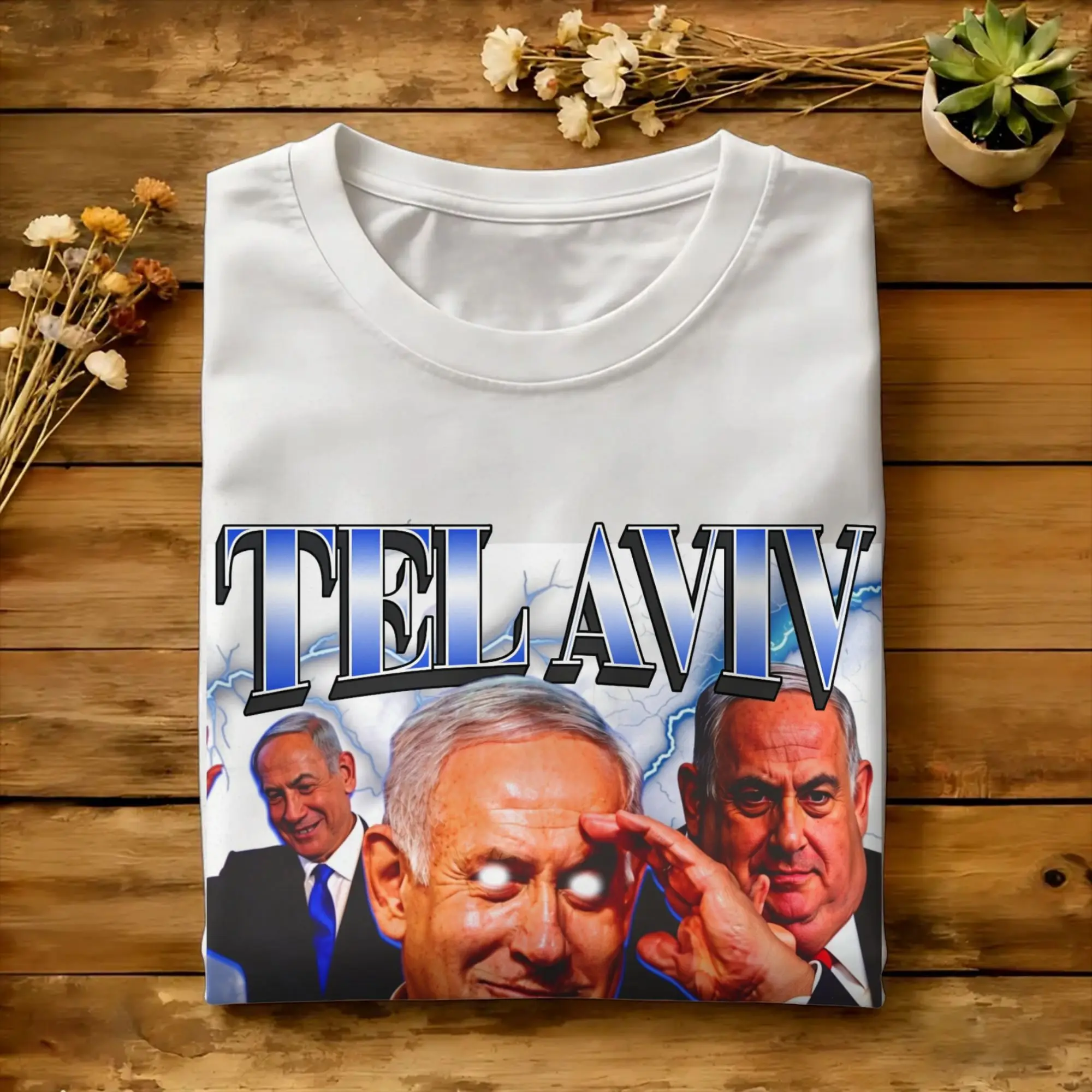 Harajuku T-Shirt Sommer Benjamin Netanyahu Trending T-Shirts 100 Baumwolle T-Shirt für Herren Y2K Casual Kurzarm Top Tees – Detail 7