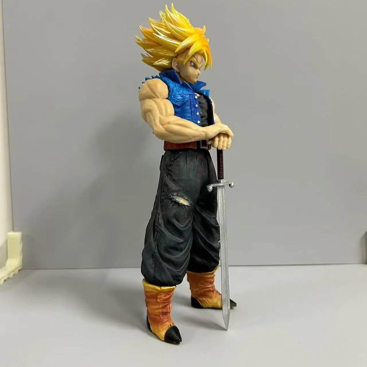 Anime Dragon Ball Z Trunks Figure  Future Trunks Action Figures 25CMPVC Statue Collection Model Toys for Children Gifts view 5