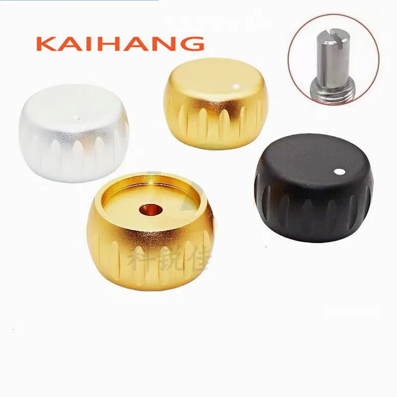 

1PCS 35X20mm aluminum solid core knob electronic equipments cap medical Equpment Shift handwheel Knob cap core round hole 6MM