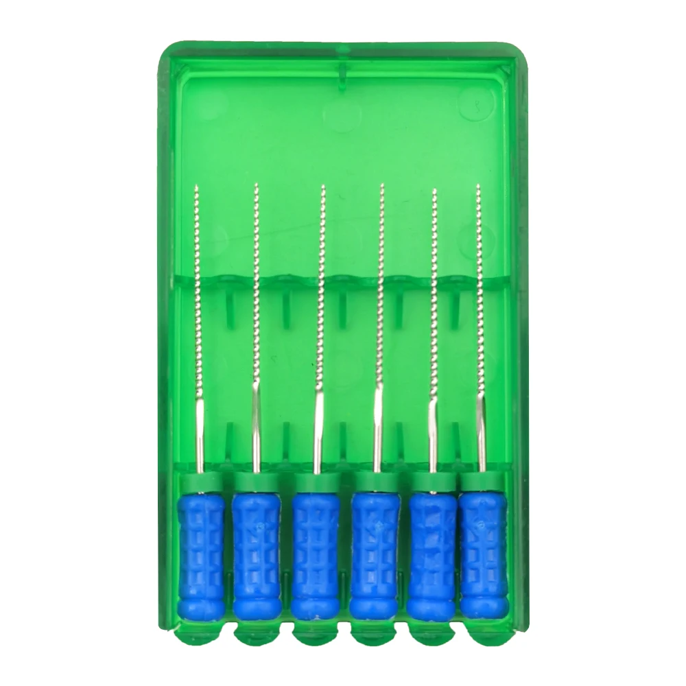 Dental Stainless Steel K Files Hand Use 15# 20# 25# 40# Mallefer K-File 21mm/25mm/31mm files Root Canal Endodontic Instruments