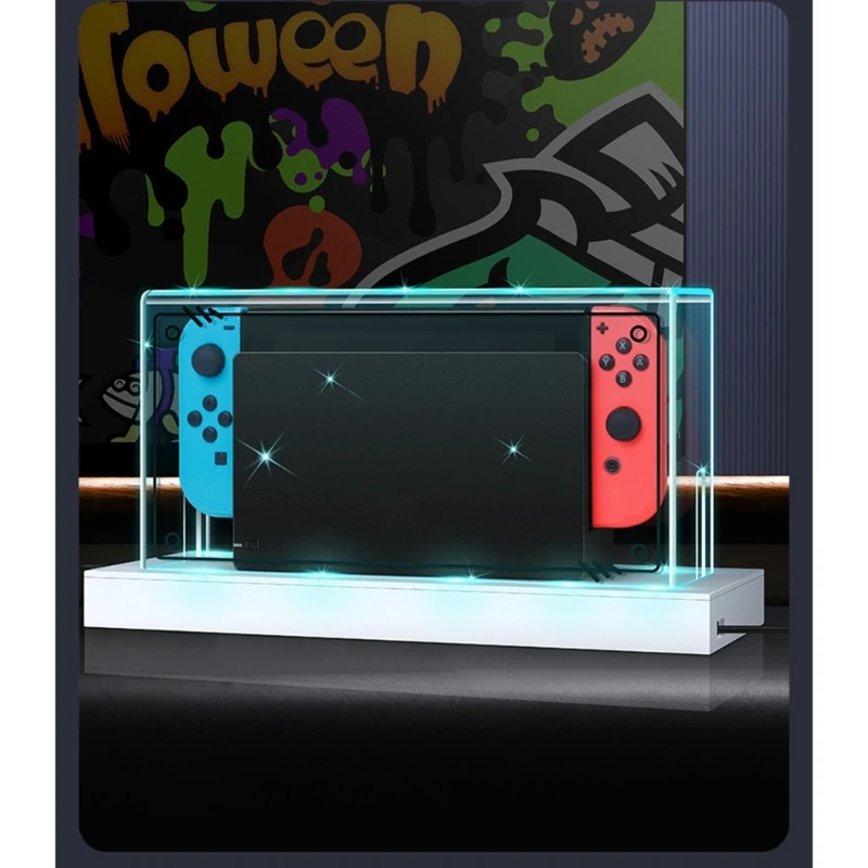 

Transparent Acrylic Dust-proof For Switch/Switch OLED Console Clear Anti Scratch Protective Cover Game Console Display Box