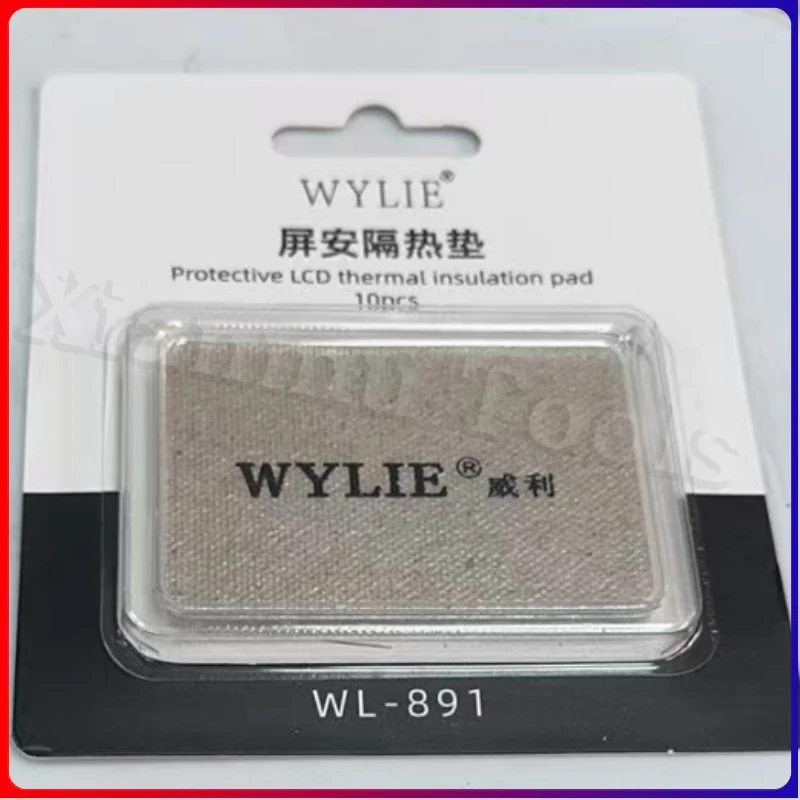 

WYLIE WL-891 Screen Transplant IC Protective LCD Thermal Safety Insulation Pad Wind Gun 380 °C Does not Damage the Screen Mat