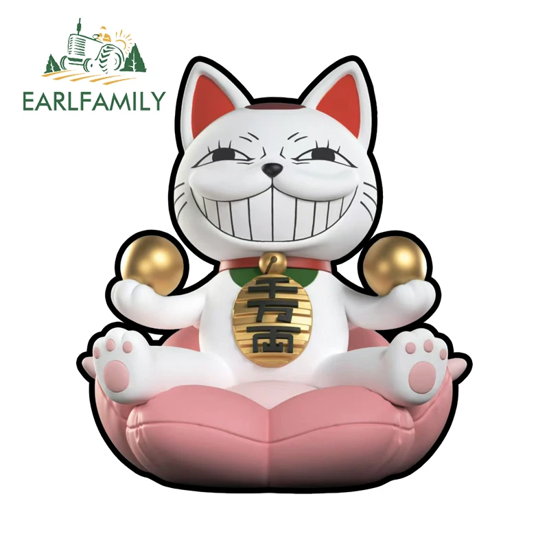 EARLFAMILY Super Funny Turbo Granny Tattoo Car Stickers Cartoon Rear Windshield Guitar Decal Fashionable Car Accessories