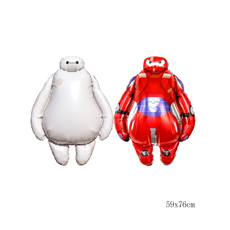 Big Hero 6 z okazji urodzin prezent artykuł do dekoracji na imprezę gobelin tło balon Baymax ozdoba na wierzch tortu Banner ślubny wystrój domu