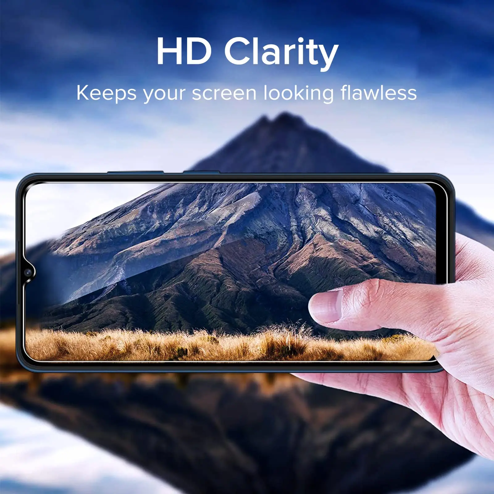 Displayschutzfolie für Redmi A3 Xiaomi, gehärtetes Glas, HD-Kristall, 9H, hohes Aluminium, kratzfest, freundlich