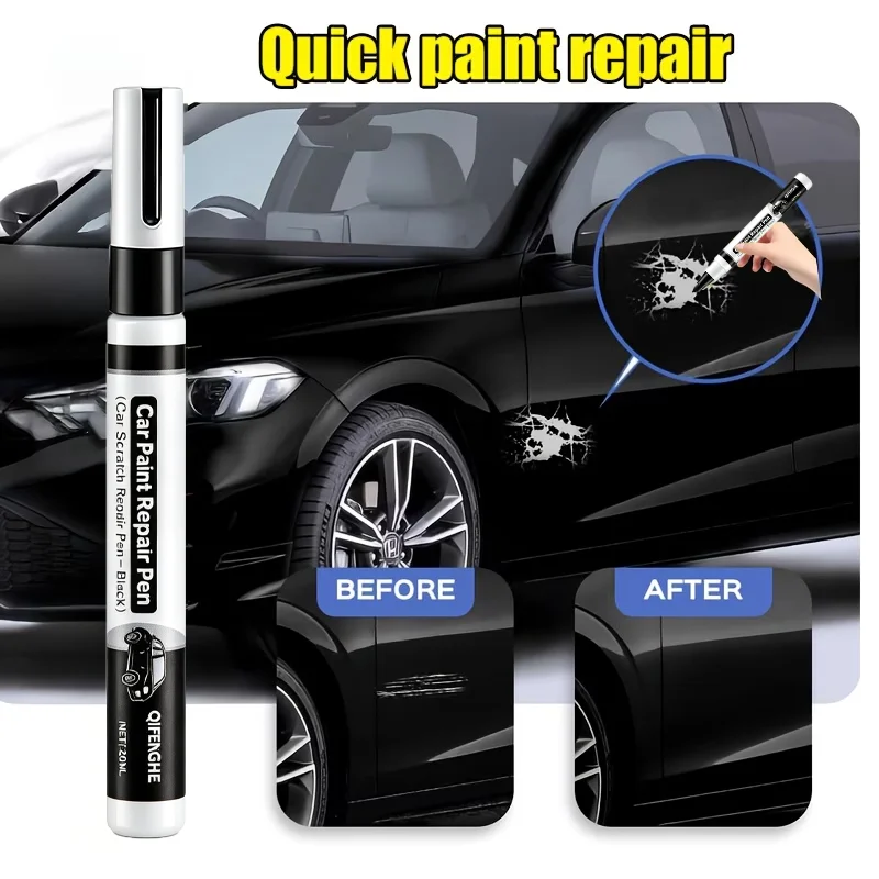 Picture 3: Auto Scratch Touch Up Pen Car Paint Repair Pen, Anti-Clog Precision Brush Design, Quick DIY Repair Without Sanding, Seamless Col