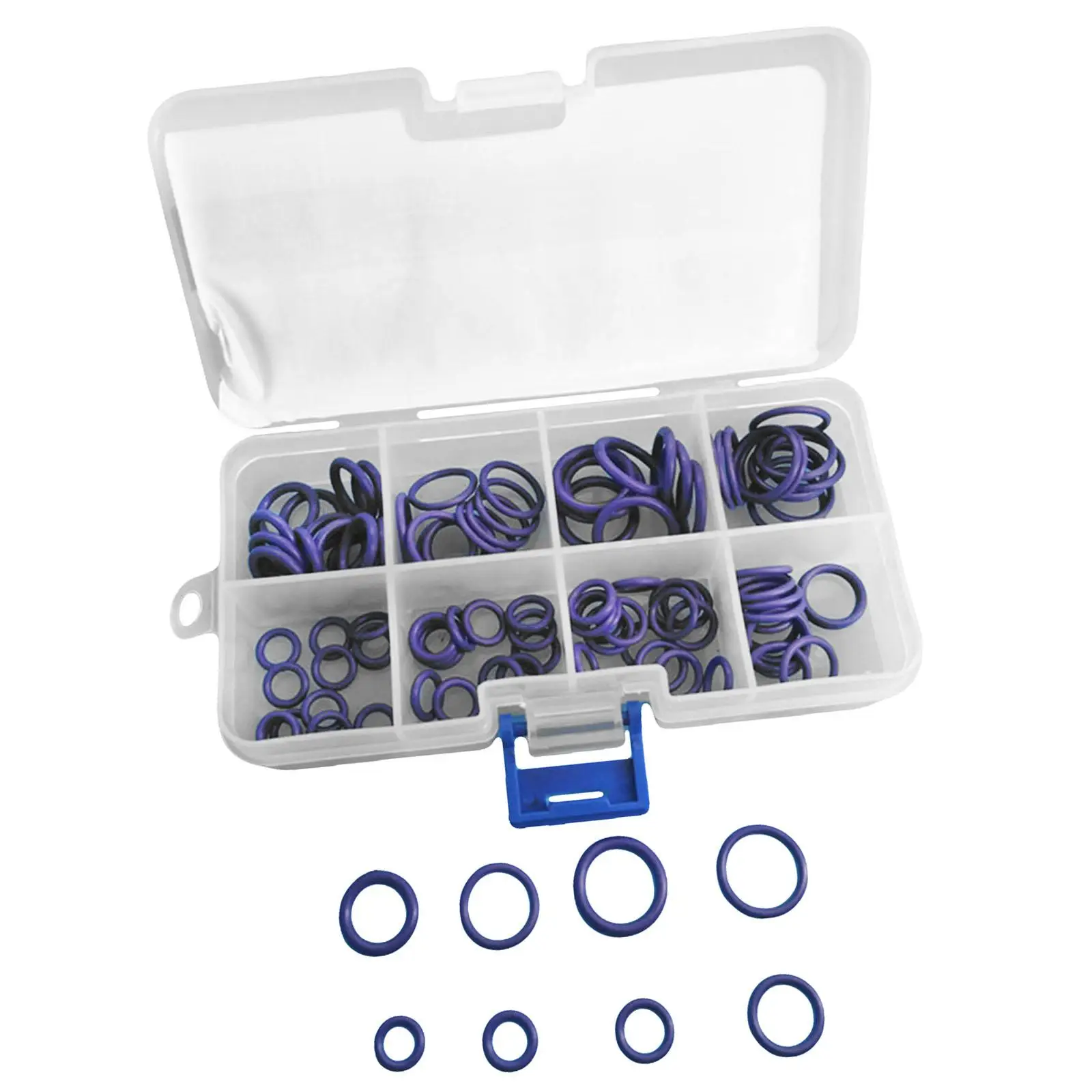 Universal Car O Ring Washer Seals Kit Durable Rubber Air Conditioner Repair Set for Auto Home Appliance and Car Maintenance