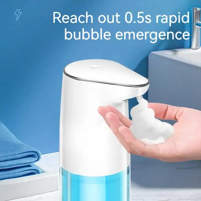 

Automatic Foam Soap Dispensers Bathroom Smart Washing Hand Machine With USB Charging Home Infrared Sensor Foam