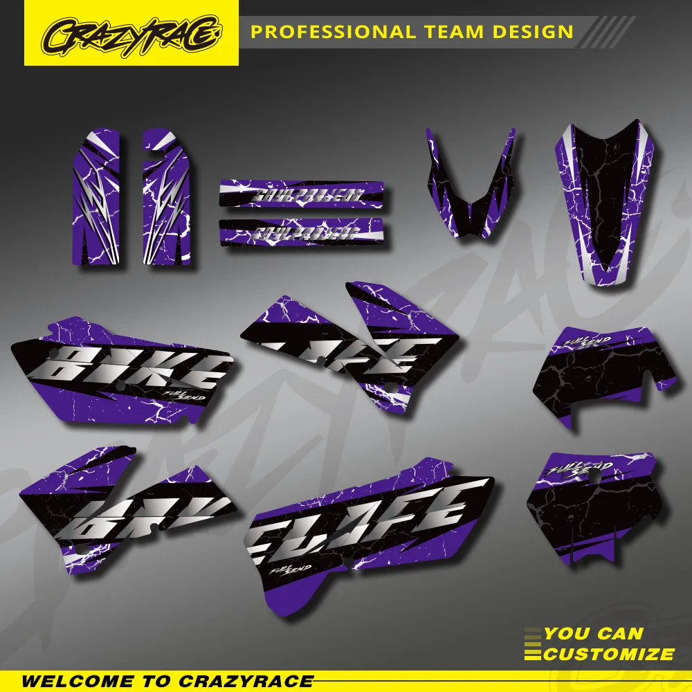 New Team Graphics Decal Sticker for KTM 525 450 400 300 250 200 125 SX SXF MXC XC XCF XCW EXC EXCR 2005 2006 2007 Kit Custom