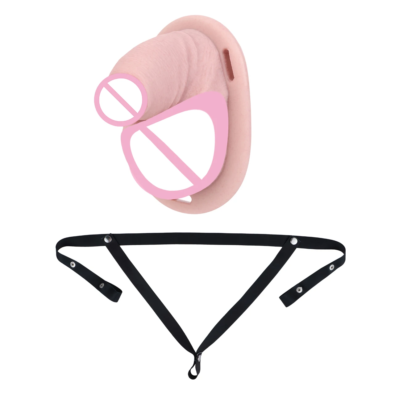 กรงครอบอวัยวะเพศชาย ANOSX ทำจากซิลิโคน พร้อมปลอกอวัยวะเพศชายแบบสมจริง กางเกงรัดอวัยวะเพศชายพร้อมรูสำหรับท่อปัสสาวะ ปลอกอวัยวะเพศชาย ของเล่นทางเพศสำหรับผู้ชาย