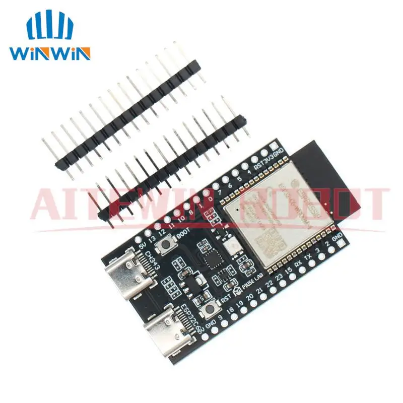 ESP32 ESP32-C6 WiFi+Bluetooth Internet Of Things Dual Type-C Development Board Core Board ESP32-C6-DevKit C N4R2 For Arduino