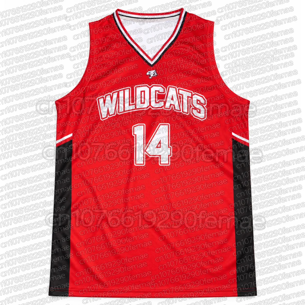 Men's Vintage Basketball Jersey East High Wildcats Name Number Retro Sleeveless Sports Uniform Basketball Shirt For Camping