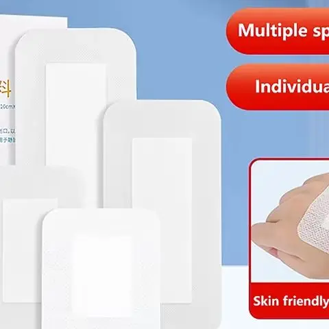 

10/20Pcs Self-Adhesive Patches Large Sterile Dressing Plasters Non Woven Wound Plaster Band Aid Adhesive Bandages Skin Tape