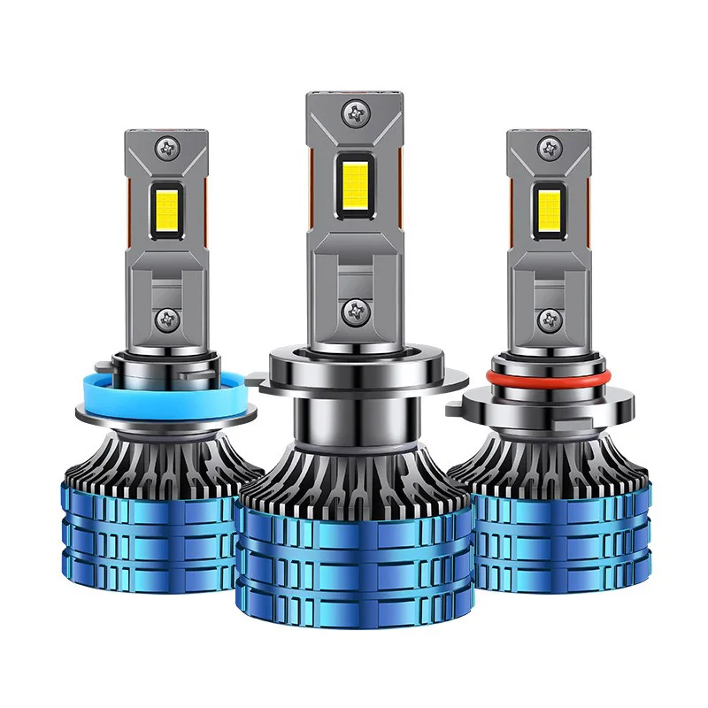 

Светодиодные лампы для фар 150 Вт 6000K H1 H3 H7 H8 H9 H11 HB3 HB4 HIR2 H4 HB2 9005 9006 9012 9003 15000Лм с двойным медным охлаждением