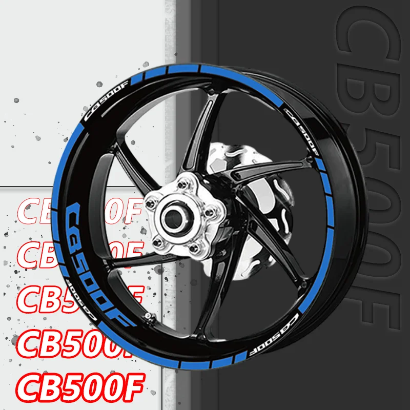 

NEW Wheel Sticker For HONDA CB500F CB600F CBF1000 Motorbike Front Rear Decals Reflective Decal Tir Hub Rim Stripe Tape Stickers