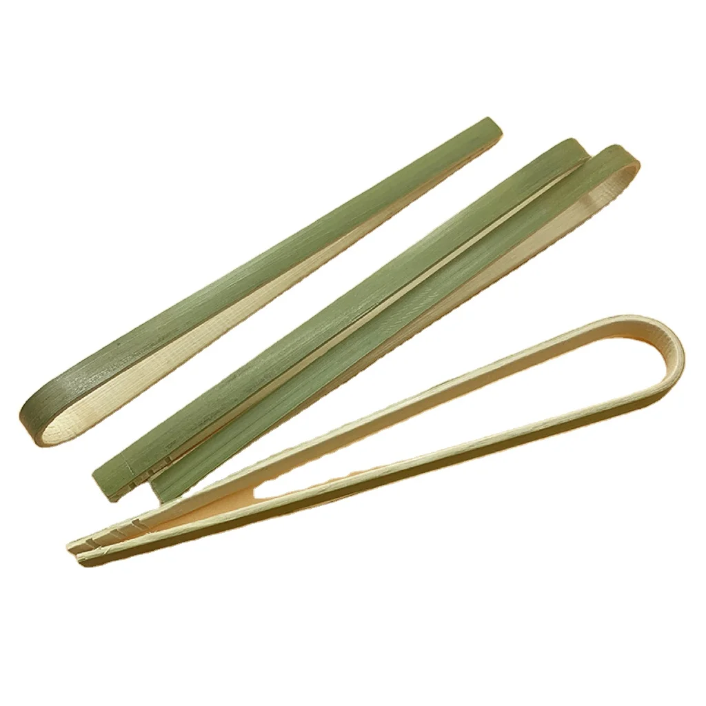 Eco-friendly for Catering Buffet and Home Use Mini Small Bamboo Tongs