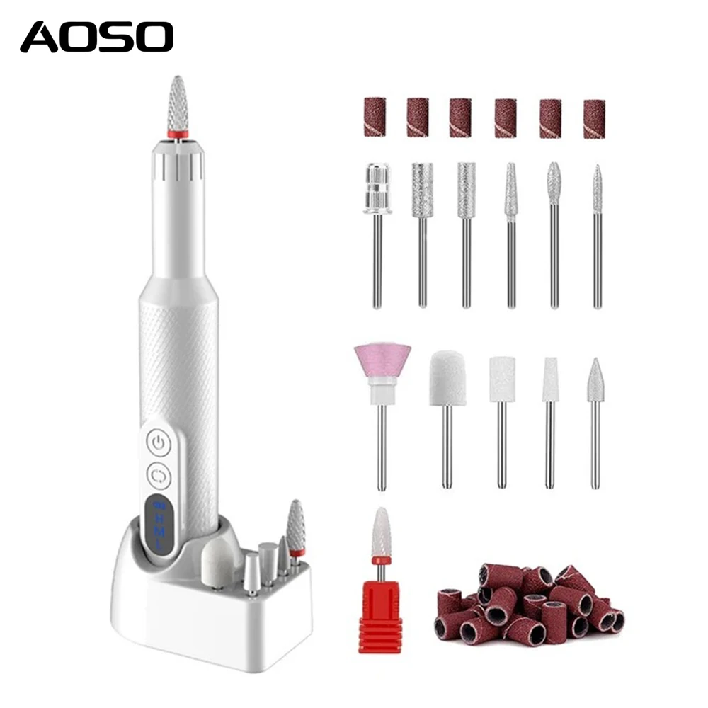 Wireless Portable Nail Care Tool: Home-Use Electric Nail File & Shaper Pen, Delicate Care Made Easy