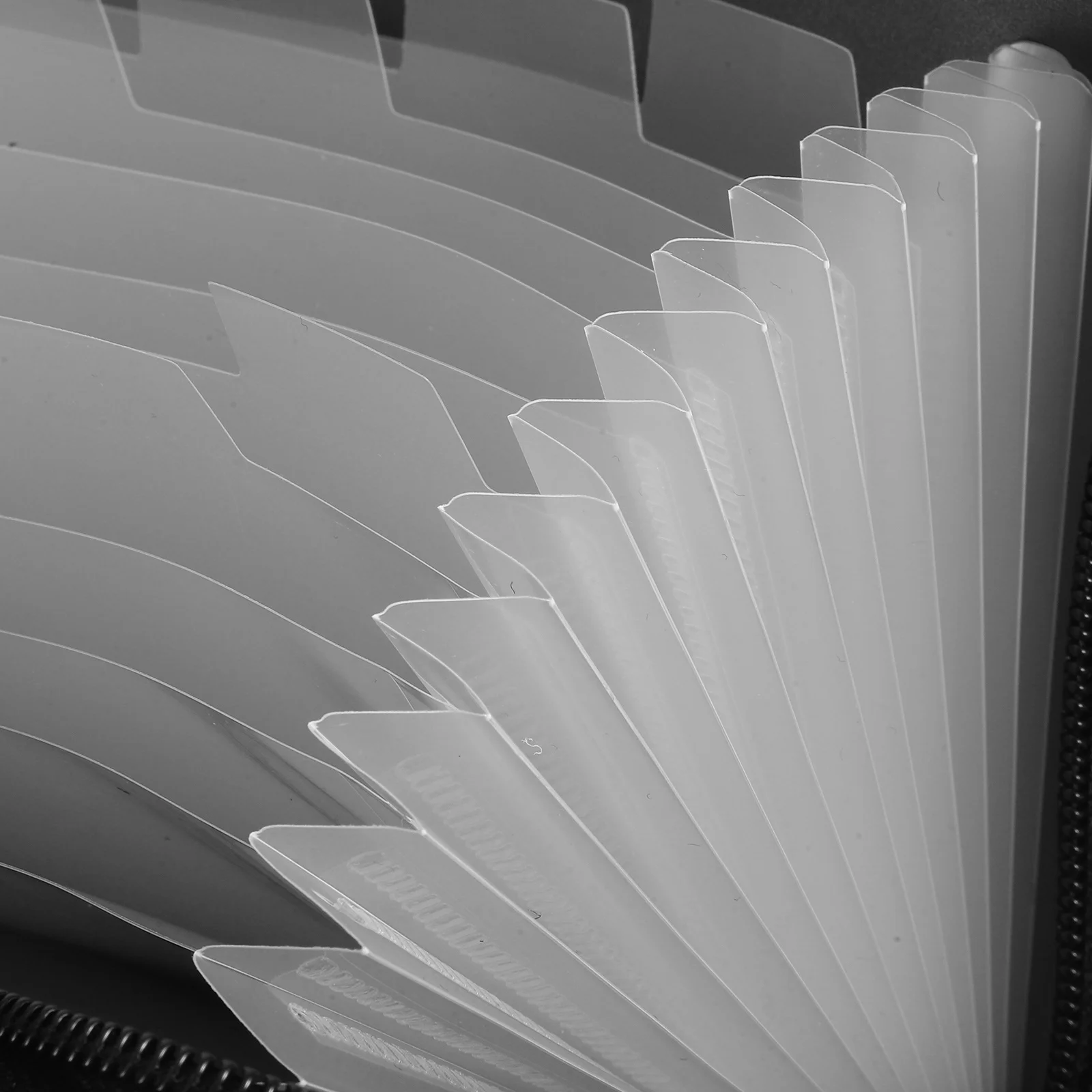 Mini Accordion File Folder A6 Multilayer Portable Document Organizer Smooth Zipper Large Capacity For Important Documents