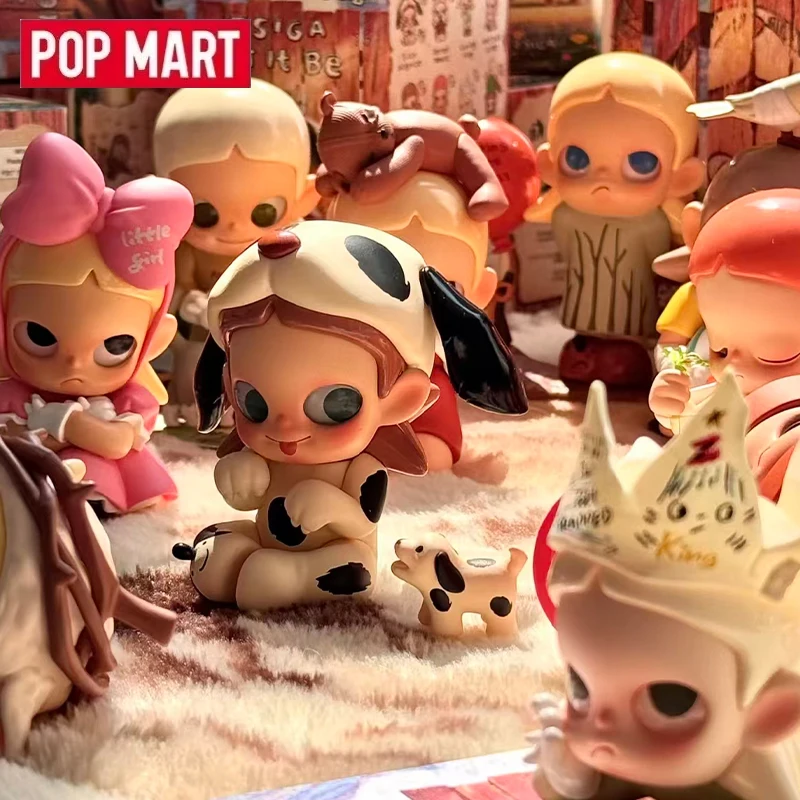 POPMART Zsiga Let It Be Series Genuine Blind Box Toys Kawaii Anime Action Figure Guess Bag Doll Mystery Box Gifts