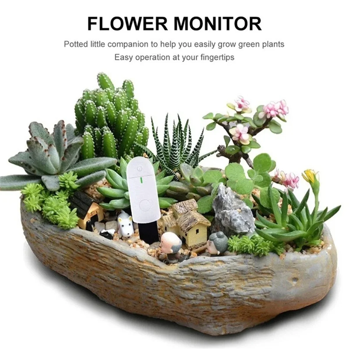 Portable Soil Moisture Sensor Monitor Plants Flower Soil Hygrometer Plant Detector Garden Care Planting Humidity Meter