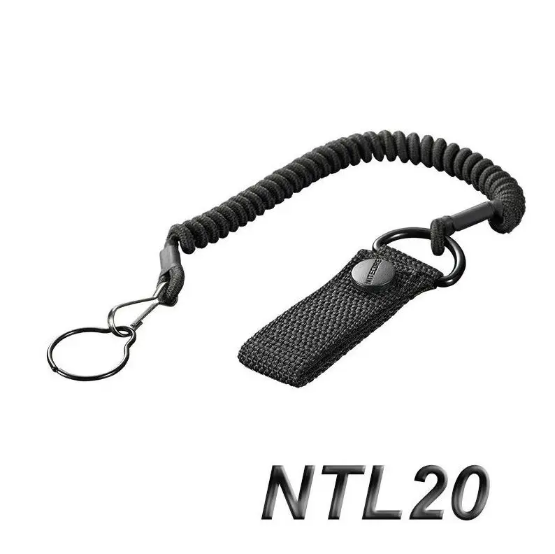 Imagem -02 - Corda de Segurança do Anel de Perfurado Nitecore Ntl20 Tactical Lanyard para Mh12gts Mh12 Mh12w Mh10 Mh12gt Aço Inoxidável