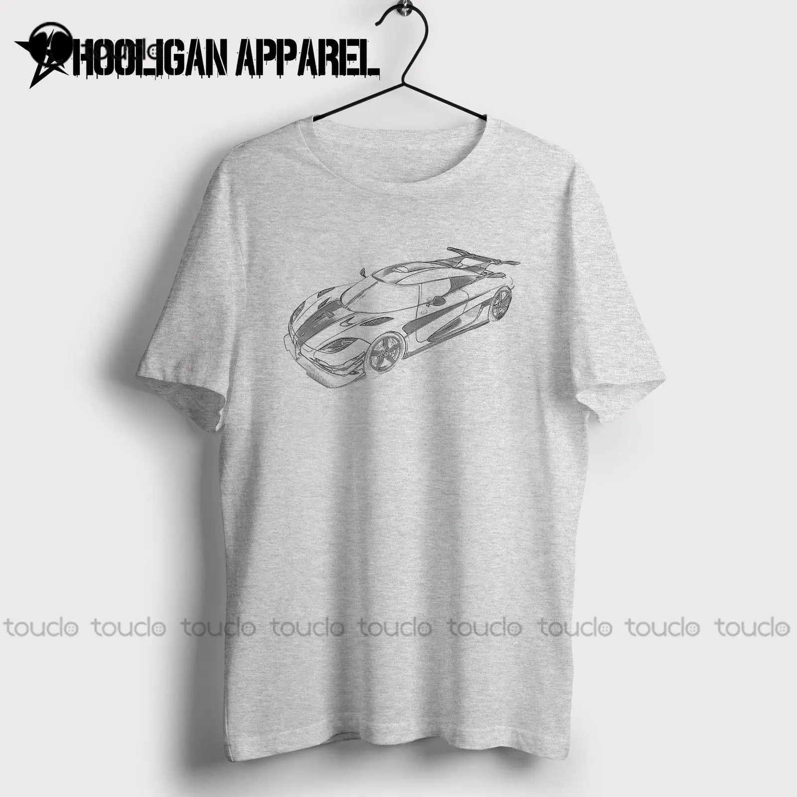 Fashion Youth Round Collar Customized T-Shirts Classic Swedish Car Fans Agera R 2013 Inspired Car Artcotton 3D