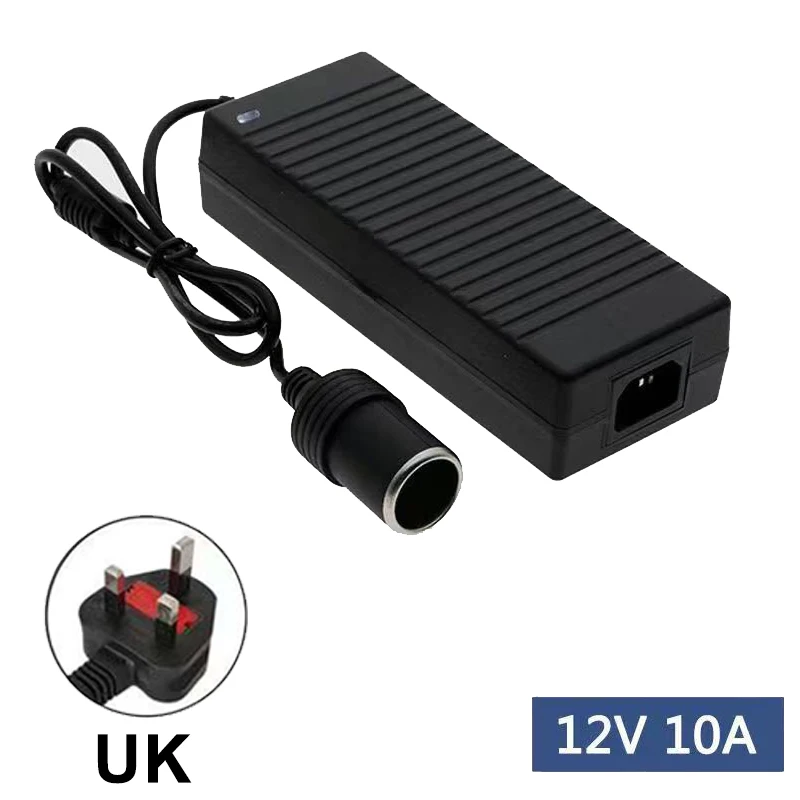 Auto Power Adapter Converter Power Converteren AC Adapter DC 110 V/220 V naar 12 V 10A Power Adapter voeding Lichter Auto Accessoires