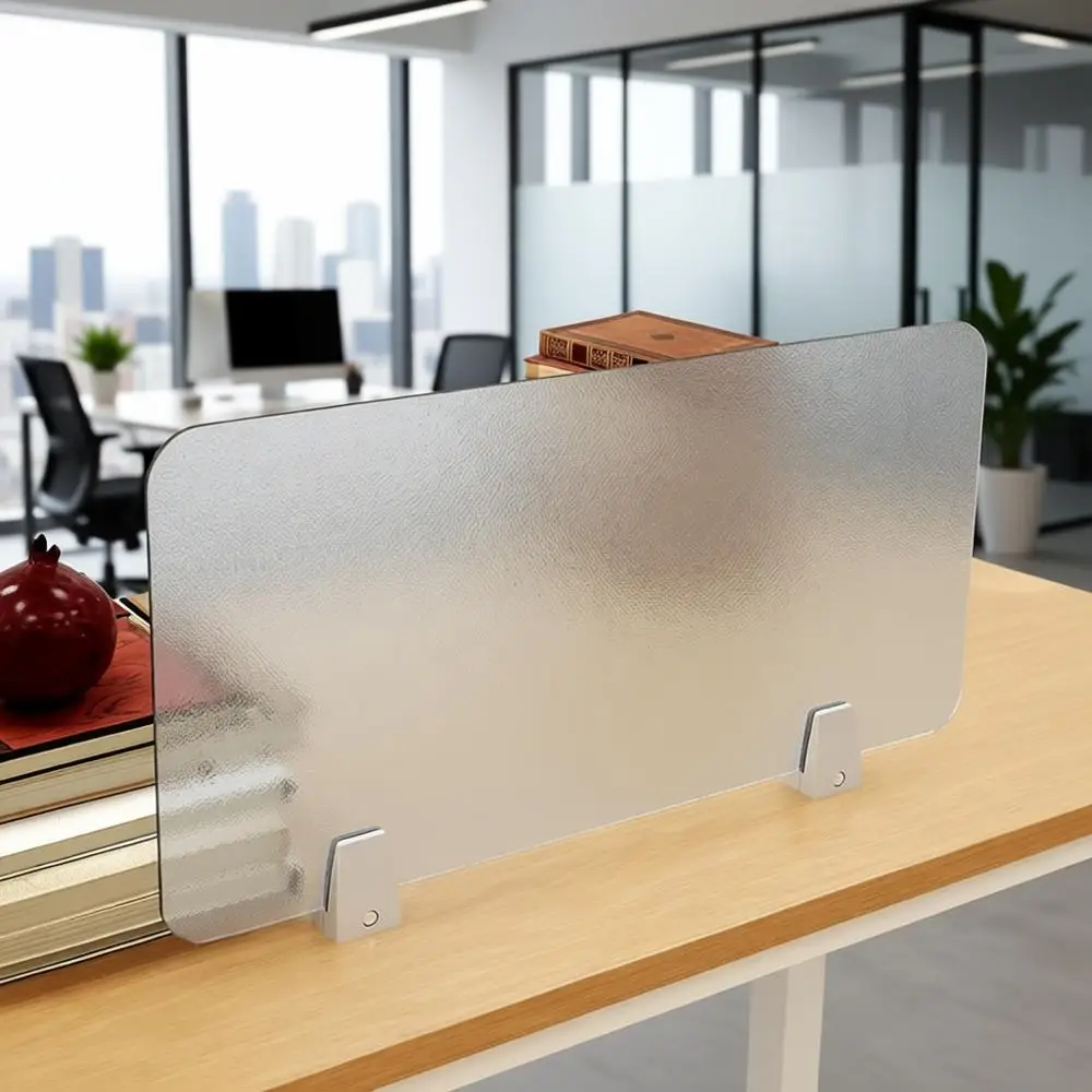 

Desk Divider Privacy Panels 23.6 x 15.8 for Counter Desk, Acrylic Partitions for Workstations, Offices, Schools, and Call Center