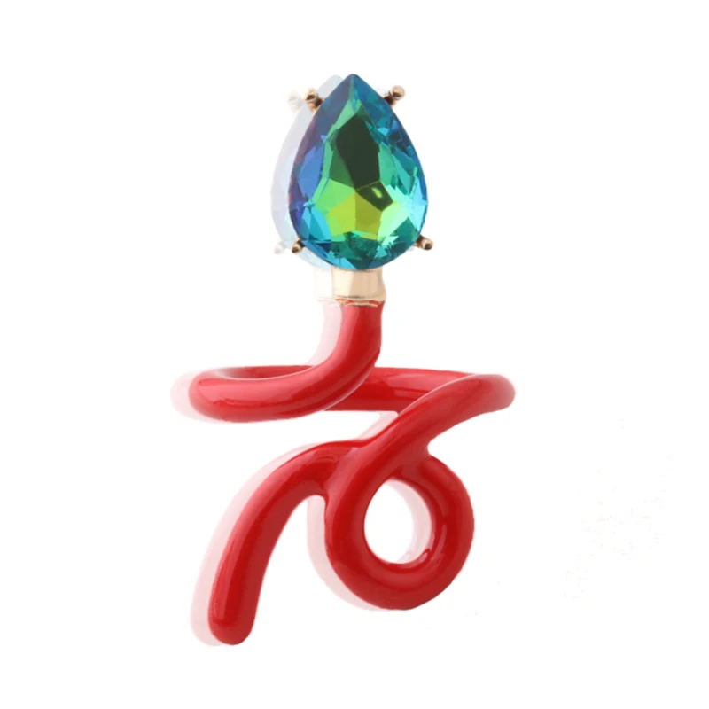 Y2K Snake Ring for woman Candy Earrings Multicolor Colored Bohemia de Madera Pulseira Estrela de Cinco Elastic Perles Fashion