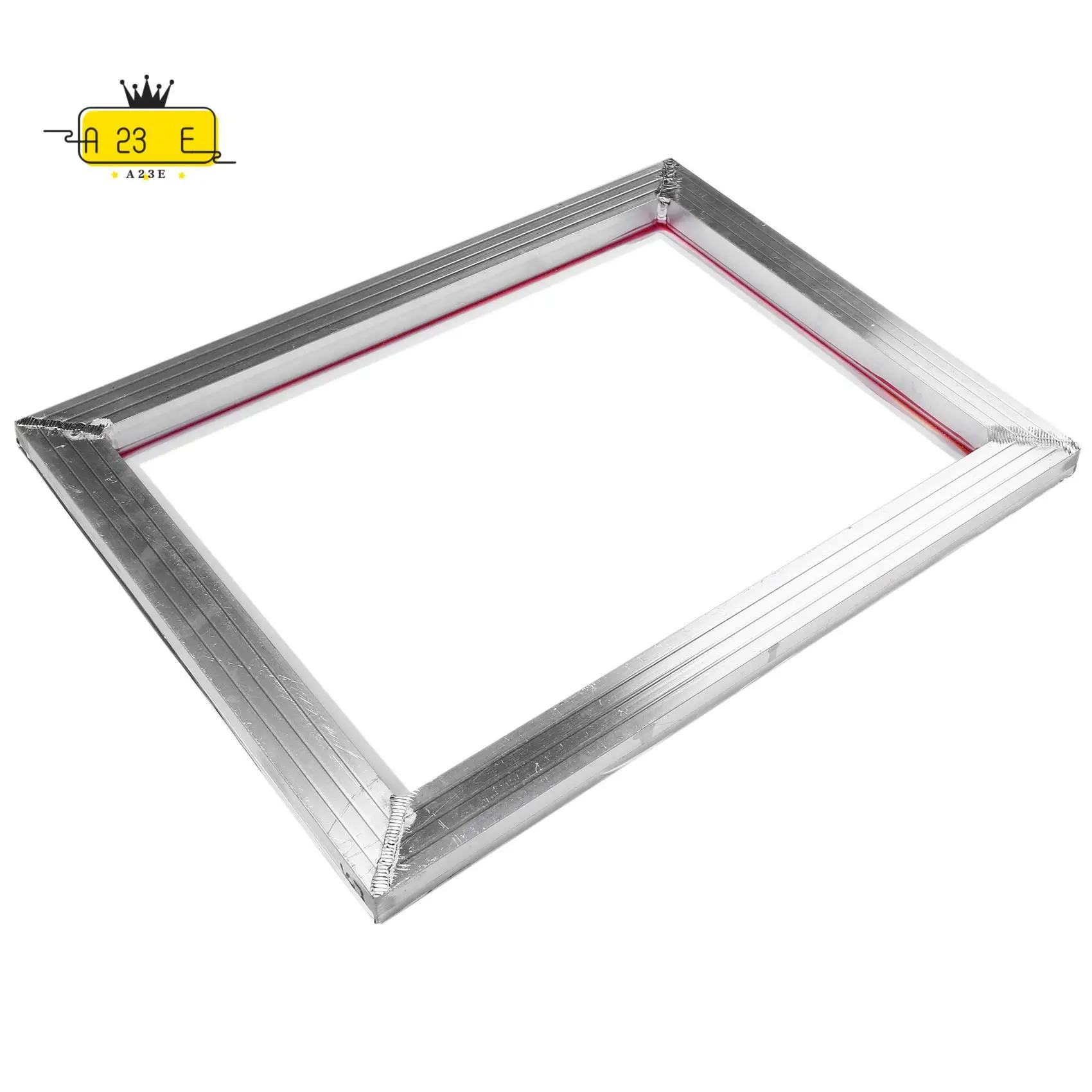 

A23E-A3 Screen Printing Aluminum Frame 31X41cm With White 43T Silk Print Polyester Mesh For High-Precision Printed Circuit Board