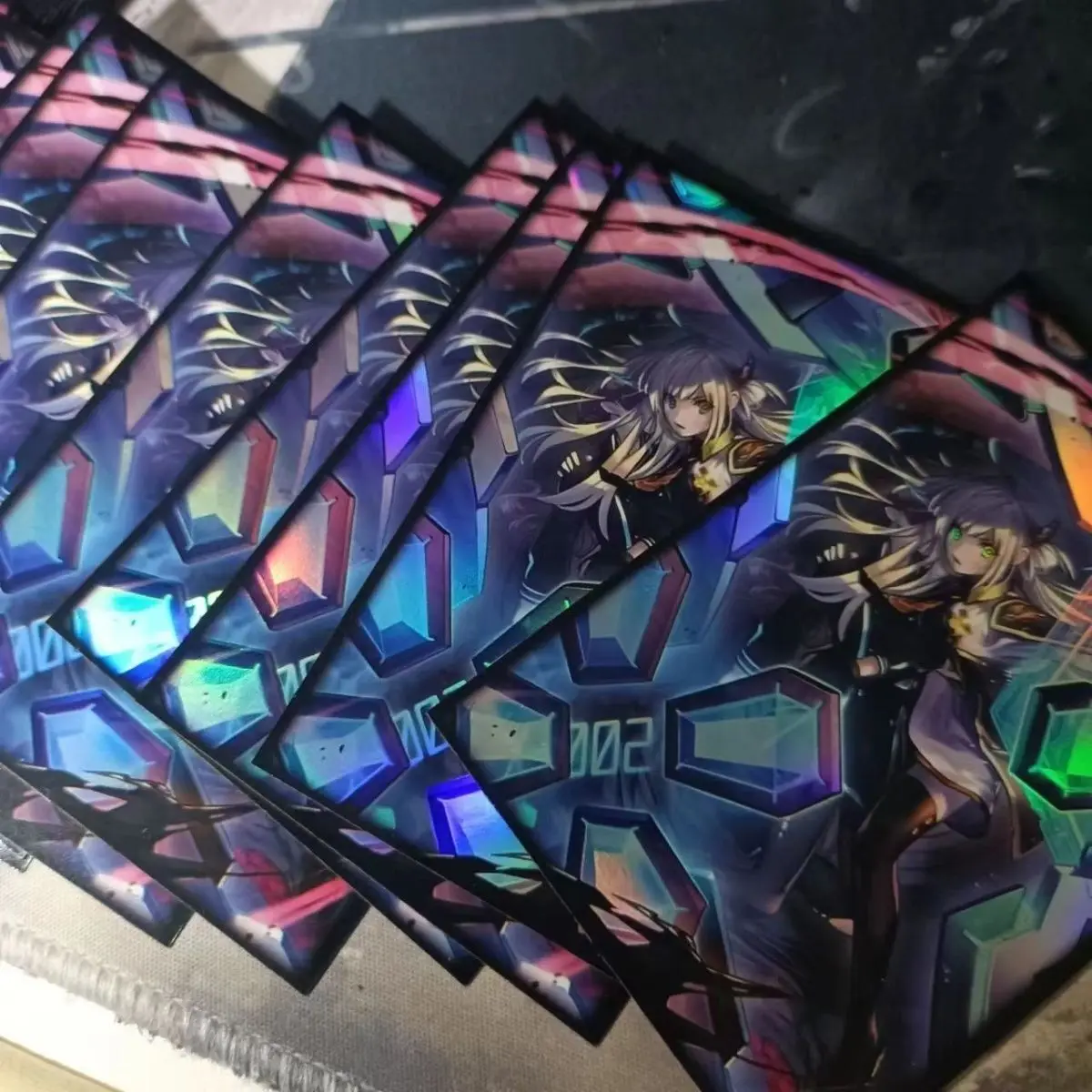 WAIFUWORLD SHOP YGO Lot de 60 pochettes pour cartes à collectionner compatibles