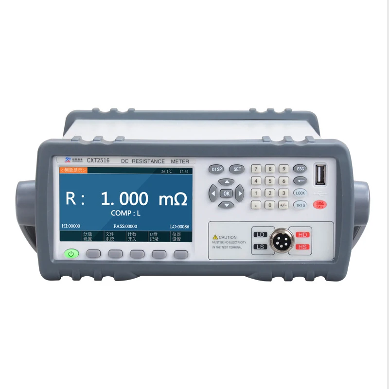 CXT2511 DC low resistance tester 2516 high-precision multi-channel resistance tester milliohmmeter